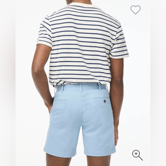 J. Crew Factory 7" flex chino short • size 28 • NWT • L0923 • Danube Blue - Picture 3 of 13